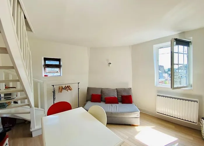 Cosy Duplex Centre Trouville Parking Gratuit
